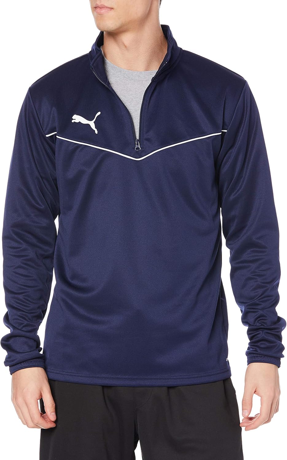 Мужская водоотталкивающая, быстросохнущая футболка с длинным рукавом PUMA TEAMRISE с застежкой-молнией на четверть длины 657643
Мужская водоотталкивающая, быстросохнущая футболка с длинным рукавом PUMA TEAMRISE с застежкой-молнией на четверть длины 657643