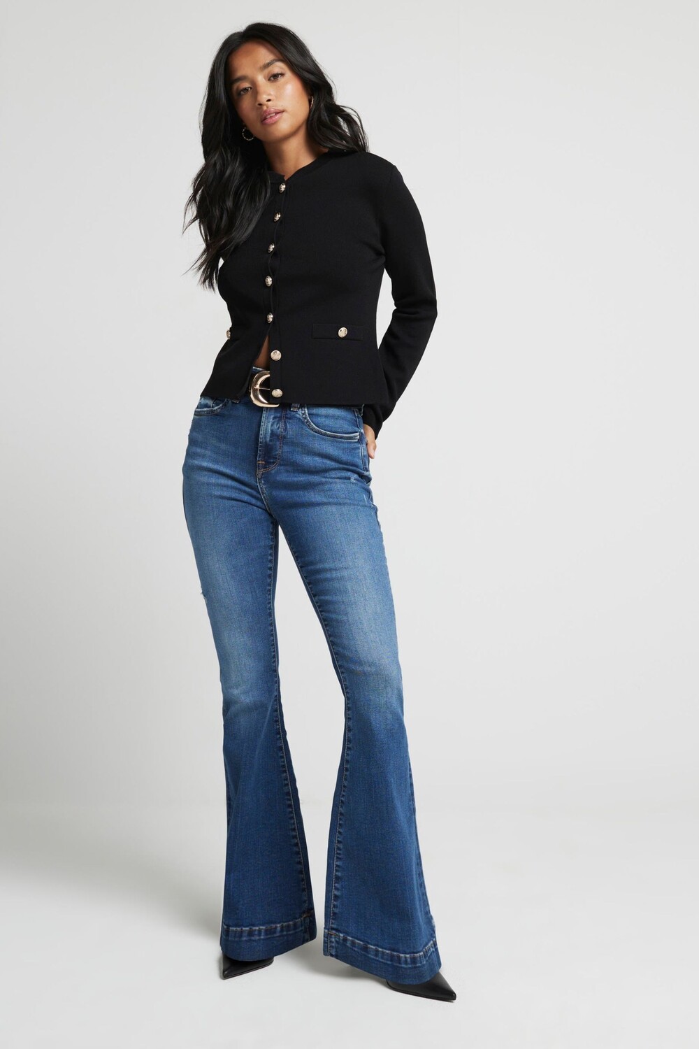 Джинсы Petite с высокой посадкой и утягивающим эффектом на животе из 100% хлопка River Island, синий
Джинсы Petite с высокой посадкой и утягивающим эффектом на животе из 100% хлопка River Island, синий