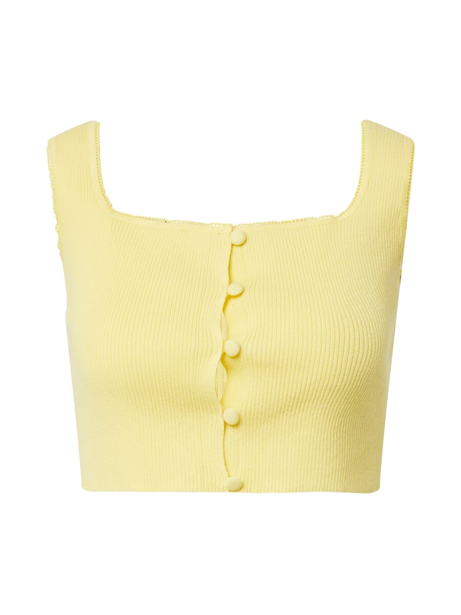 Вязаный топ GLAMOROUS, желтый
Вязаный топ GLAMOROUS, желтый