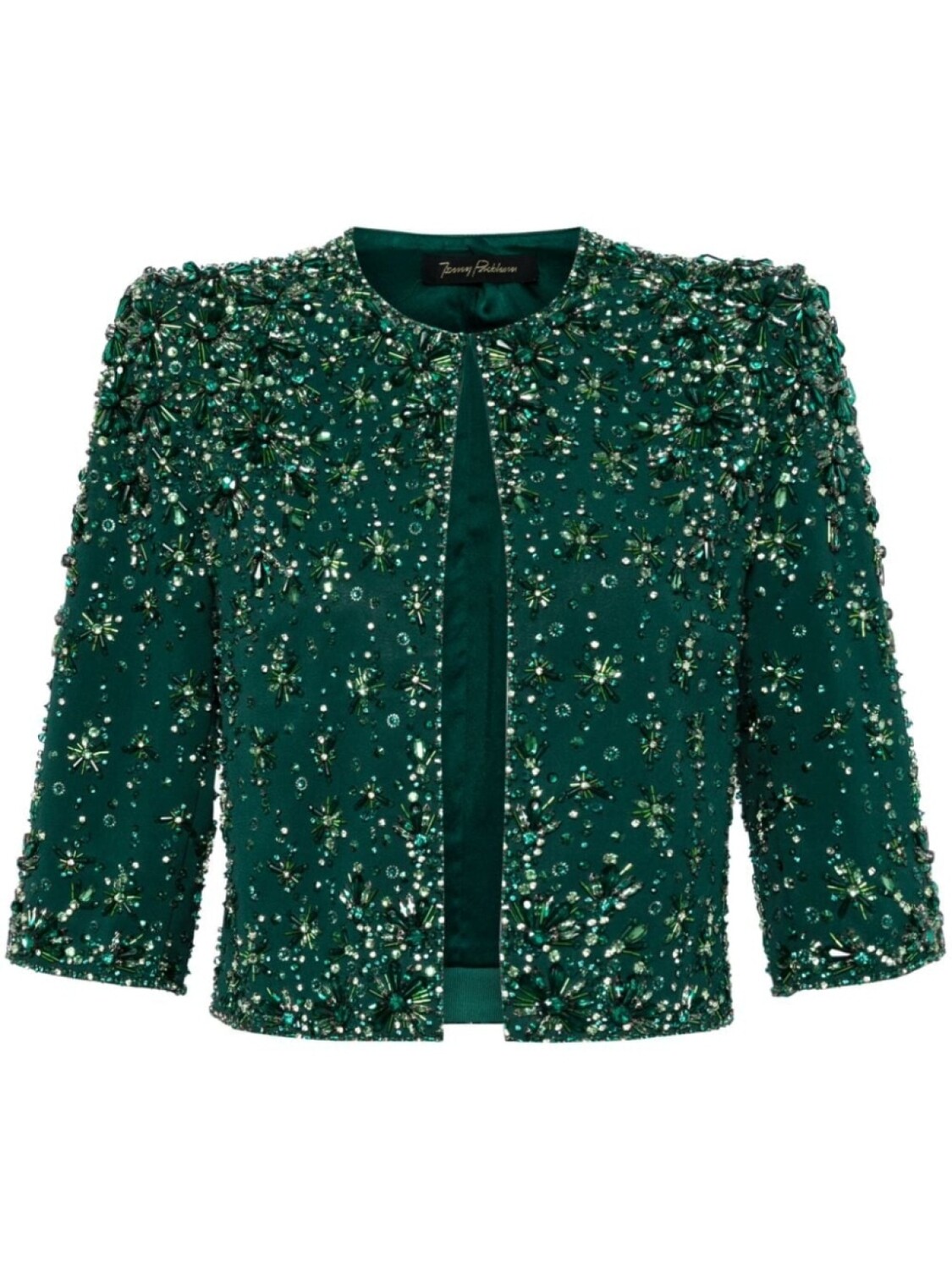 Jenny Packham укороченный жакет Vanity с бисером, зеленый
Jenny Packham укороченный жакет Vanity с бисером, зеленый