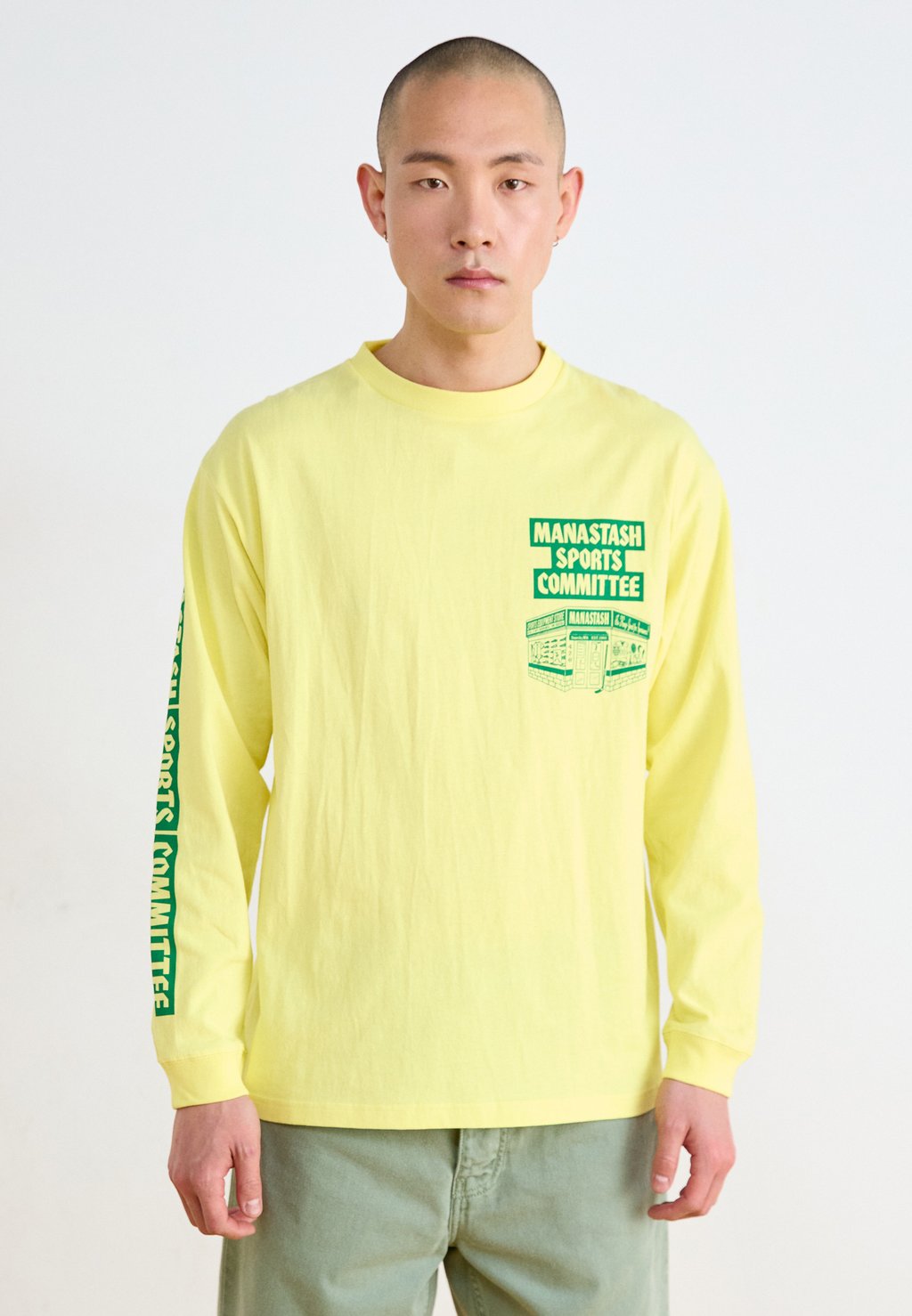 Футболка с длинным рукавом CITEE TEE Manastash, желтый 
Футболка с длинным рукавом CITEE TEE Manastash, желтый