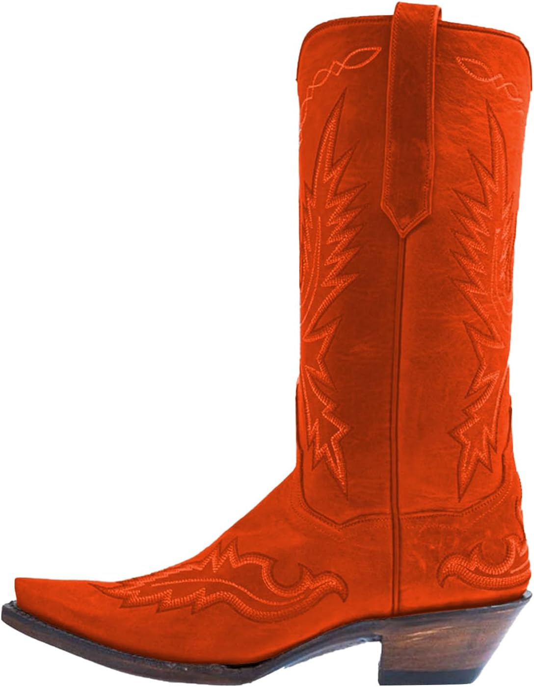 Вышитые сапоги в стиле вестерн, кожаные, средней высоты, с острым носком, классические ковбойские сапоги для верховой езды Windbxyb, оранжевый
Вышитые сапоги в стиле вестерн, кожаные, средней высоты, с острым носком, классические ковбойские сапоги для верховой езды Windbxyb, оранжевый