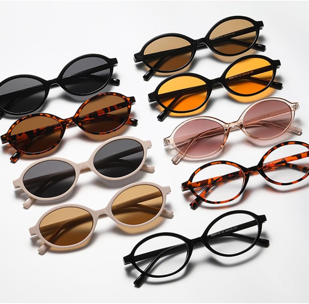Классические солнцезащитные очки в маленькой овальной оправе для женщин и мужчин, модные солнцезащитные очки с леопардовым принтом, коричневые, ретро, разноцветные TYUVIVO, Black Brown
Классические солнцезащитные очки в маленькой овальной оправе для женщин и мужчин, модные солнцезащитные очки с леопардовым принтом, коричневые, ретро, разноцветные TYUVIVO, Black Brown