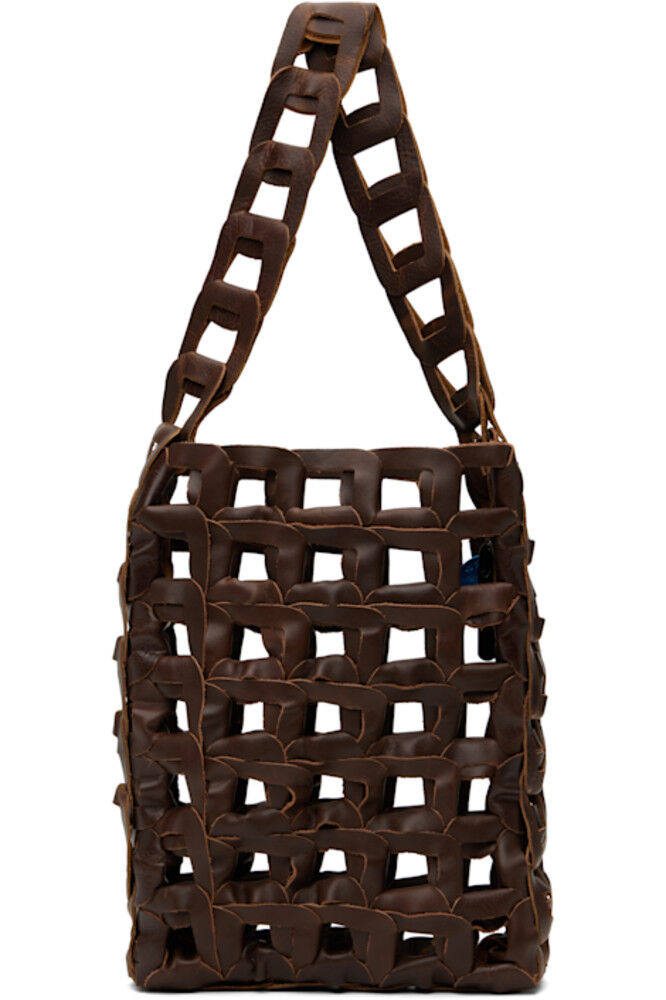 SSENSE Эксклюзивная коричневая сумка-тоут среднего размера со ссылками SC103
SSENSE Эксклюзивная коричневая сумка-тоут среднего размера со ссылками SC103