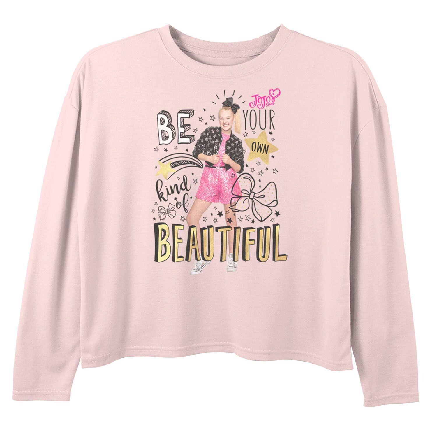 Футболка с рисунком «Будь самой красивой» для девочек 7–16 лет JoJo Siwa Licensed Character