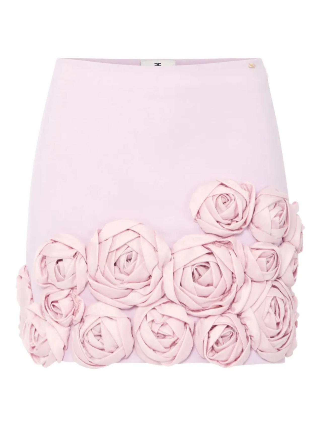 Мини-юбка с цветочным узором Elisabetta Franchi, розовый 
Мини-юбка с цветочным узором Elisabetta Franchi, розовый