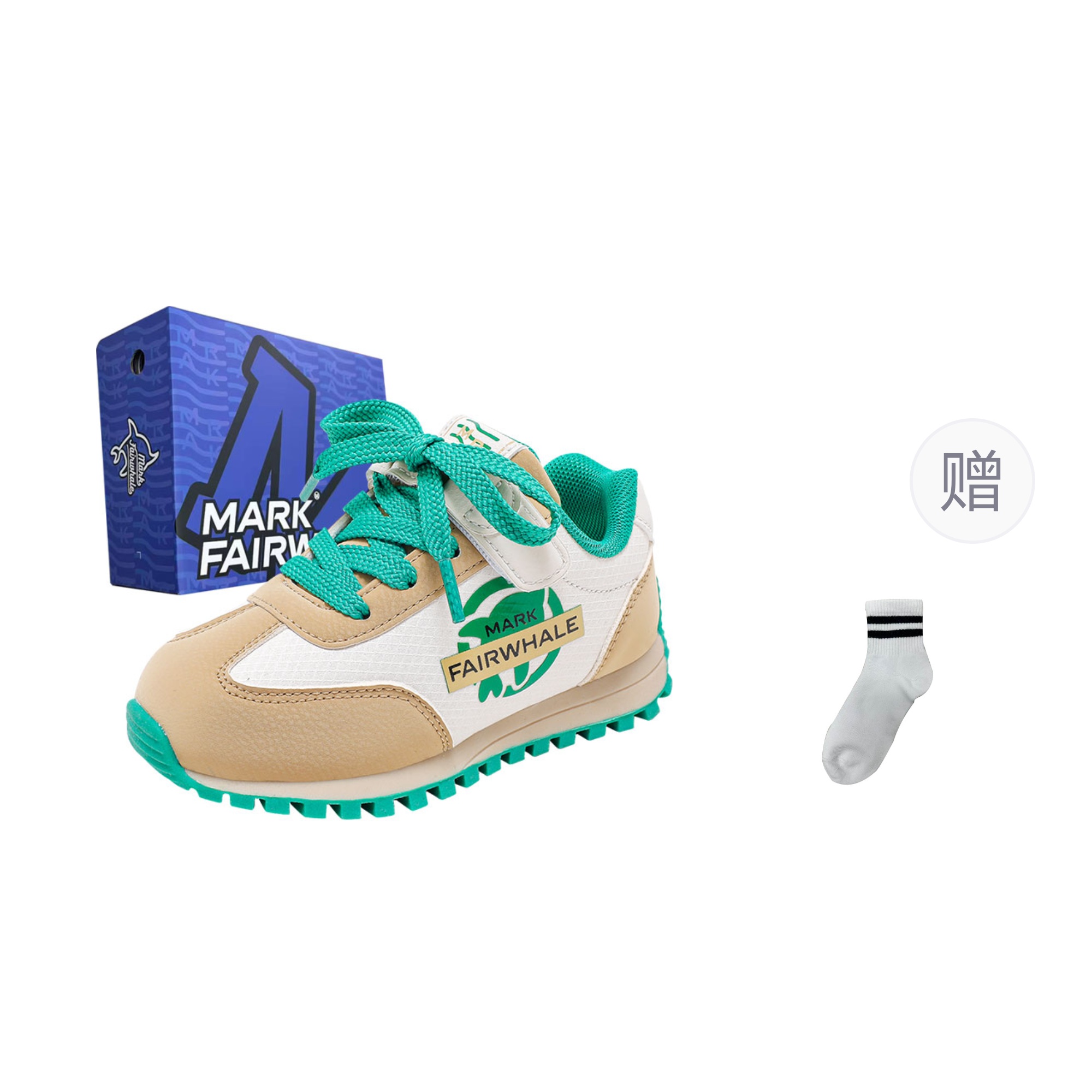 Детские кроссовки для бега FAIRWHALE, зеленый
Детские кроссовки для бега FAIRWHALE, зеленый