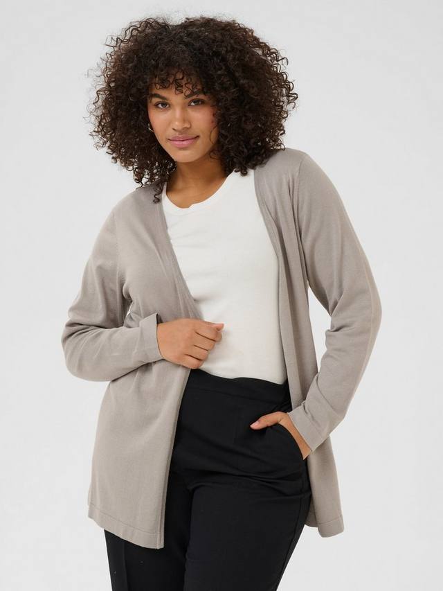 Кардиган с открытым вырезом из фарсии KAFFE Curve, серый
Кардиган с открытым вырезом из фарсии KAFFE Curve, серый