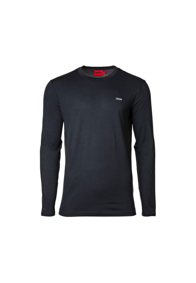 Футболка - derol212 с круглым вырезом и рукавом 1/2 с принтом логотипа хлопок Hugo, синий 
Футболка - derol212 с круглым вырезом и рукавом 1/2 с принтом логотипа хлопок Hugo, синий