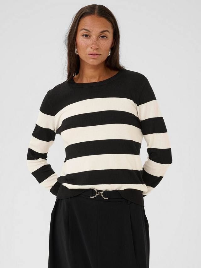 Джемпер Lizza в полоску KAFFE Curve, Black/Turtledove Wid
Джемпер Lizza в полоску KAFFE Curve, Black/Turtledove Wid