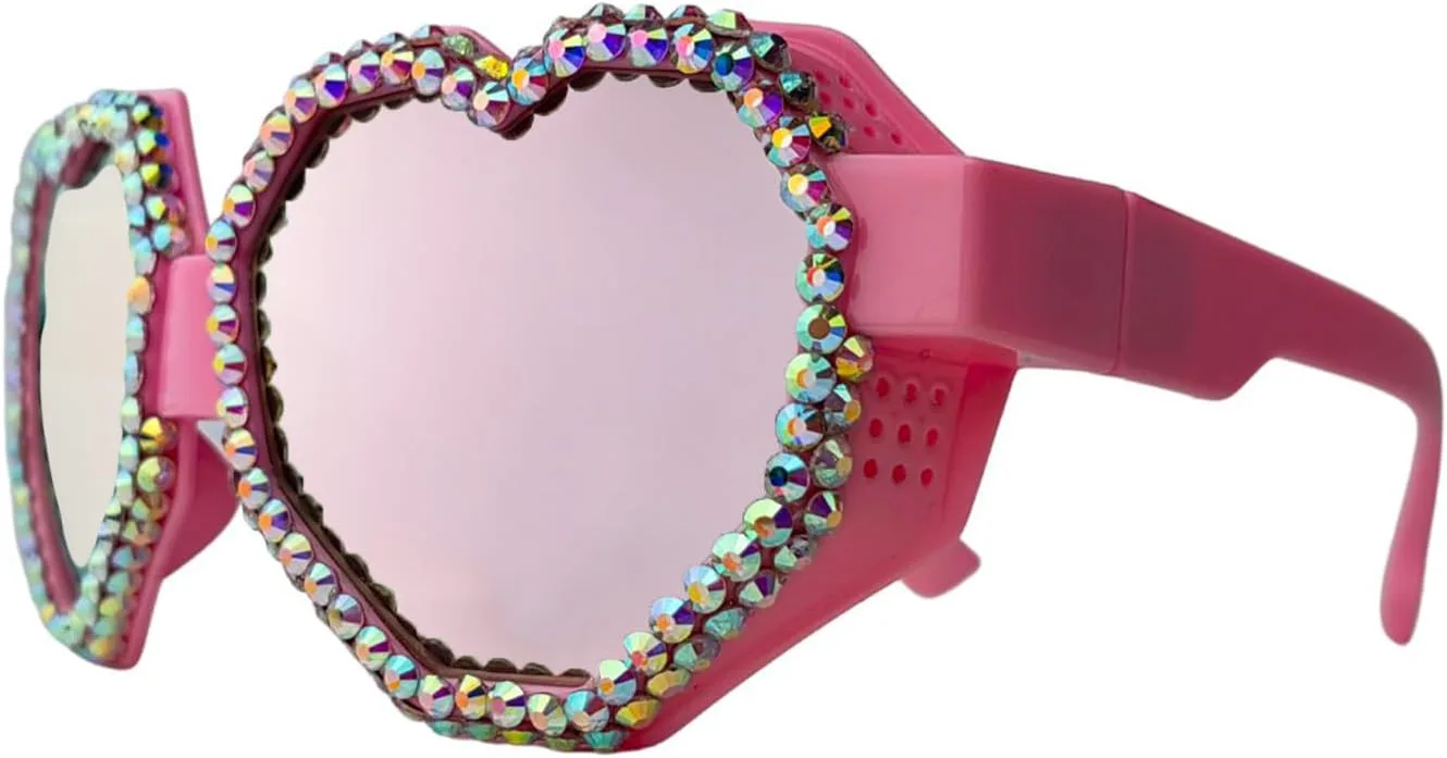 Laureles Модные солнцезащитные очки в форме сердца со стразами, в стиле Y2K, для женщин и мужчин, большие солнцезащитные очки с бриллиантами в виде сердца, Pink
Laureles Модные солнцезащитные очки в форме сердца со стразами, в стиле Y2K, для женщин и мужчин, большие солнцезащитные очки с бриллиантами в виде сердца, Pink