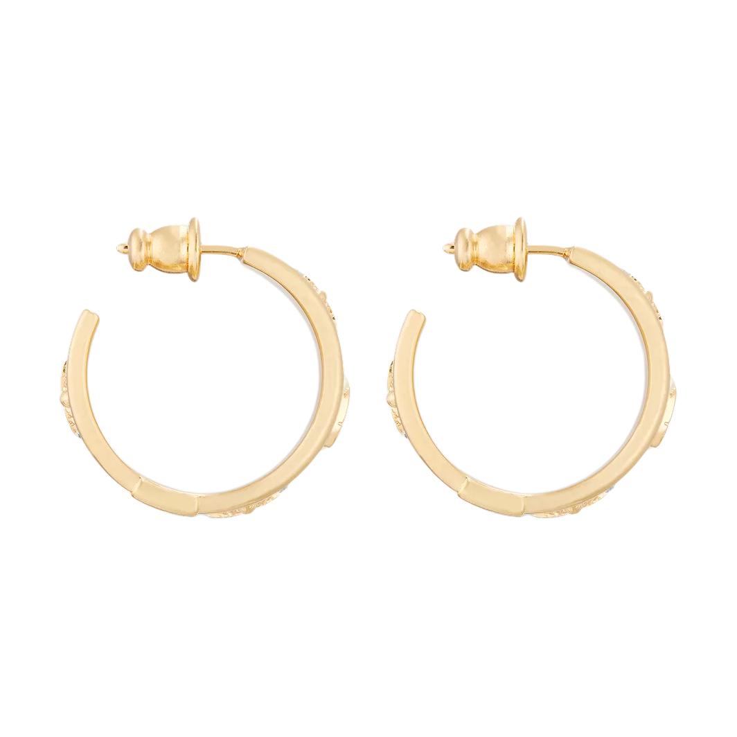 DIOR Золотые металлические серьги для женщин Gold
DIOR Золотые металлические серьги для женщин Gold