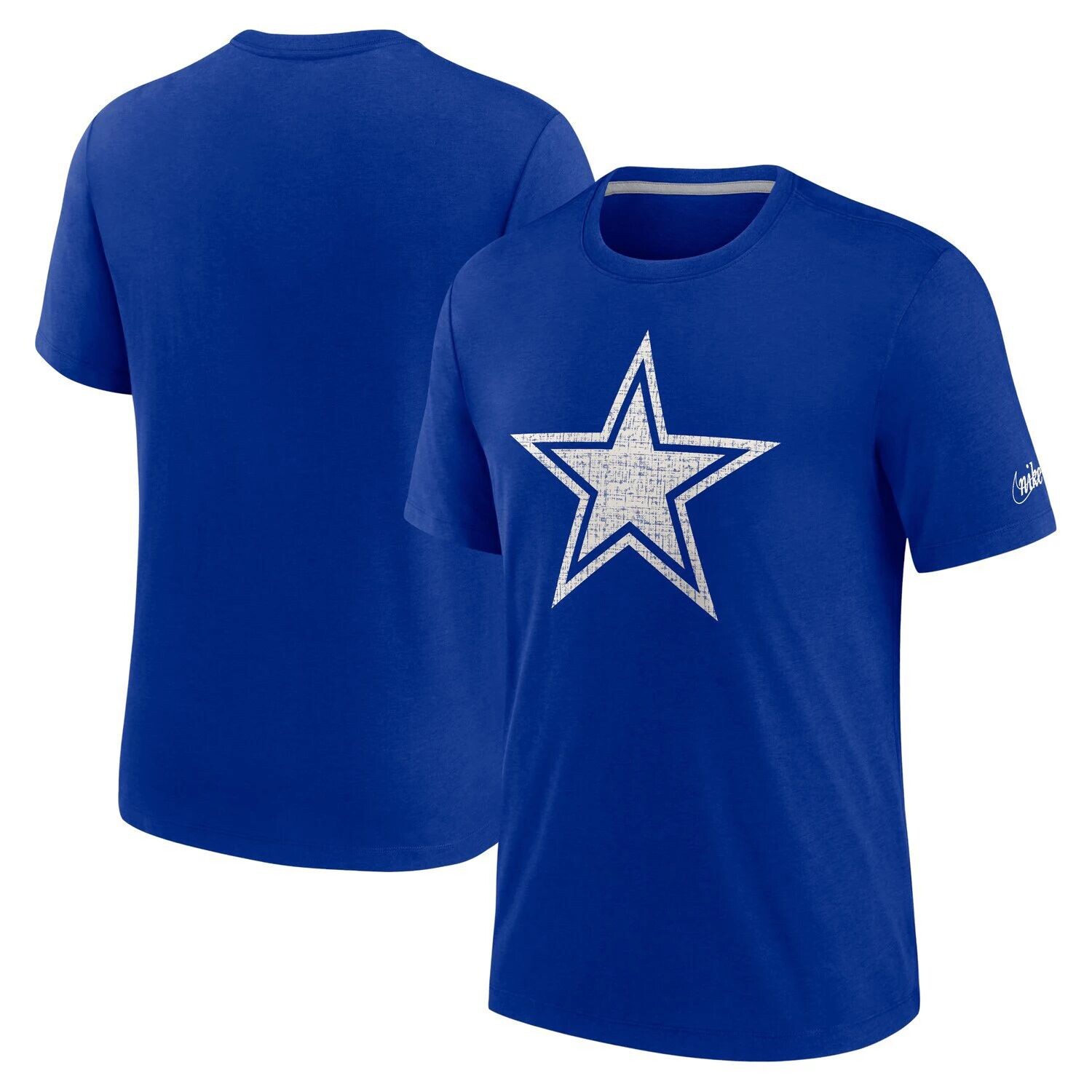 Мужская футболка Tri-Blend с логотипом Royal Dallas Cowboys Playback Nike 
Мужская футболка Tri-Blend с логотипом Royal Dallas Cowboys Playback Nike