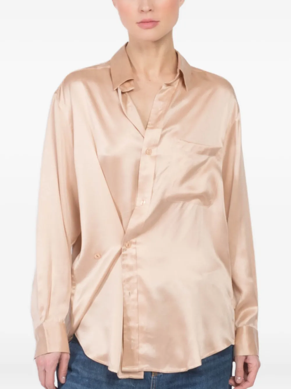 Рубашка с накладным карманом CISSA, нейтральный
Рубашка с накладным карманом CISSA, нейтральный