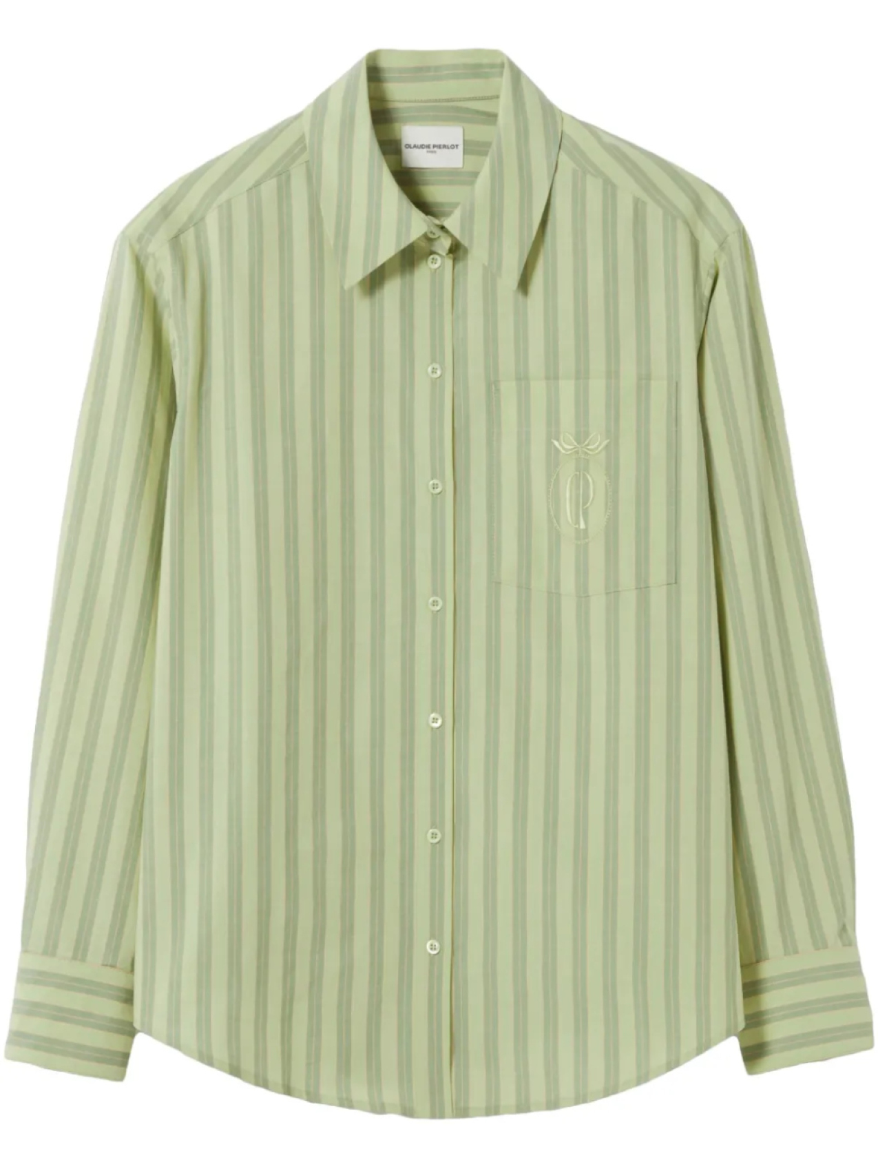 Рубашка в полоску Claudie Pierlot, зеленый
Рубашка в полоску Claudie Pierlot, зеленый