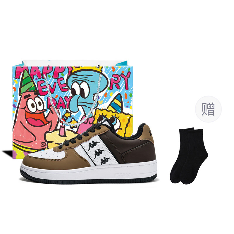 Противоскользящие износостойкие низкие скейтерские кеды унисекс бело-коричневые Kappa, коричневый
Противоскользящие износостойкие низкие скейтерские кеды унисекс бело-коричневые Kappa, коричневый