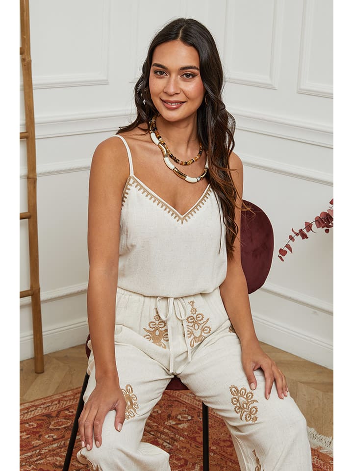 Топ La Compagnie Du Lin, кремовый
Топ La Compagnie Du Lin, кремовый