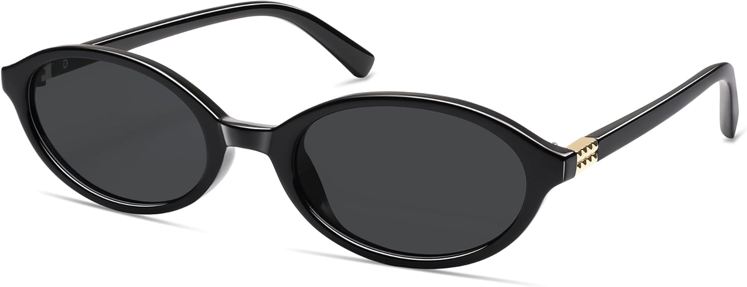 Ретро овальные солнцезащитные очки для женщин и мужчин, маленькие, в стиле 90-х, узкие, винтажные, забавные, стильные солнцезащитные очки AP3728 Appassal, C1 Black/Grey
Ретро овальные солнцезащитные очки для женщин и мужчин, маленькие, в стиле 90-х, узкие, винтажные, забавные, стильные солнцезащитные очки AP3728 Appassal, C1 Black/Grey