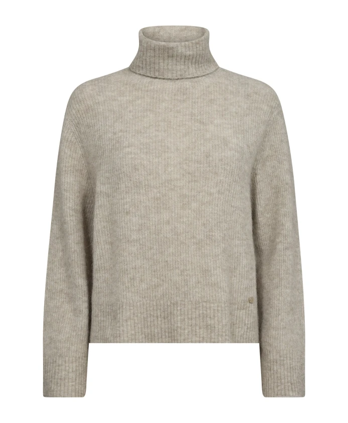 Вязаный свитер с высоким воротником серого цвета Mos Mosh, серый
Вязаный свитер с высоким воротником серого цвета Mos Mosh, серый