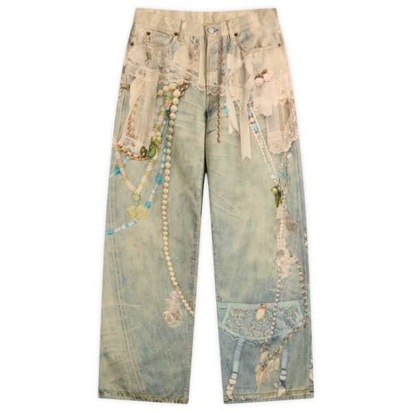 Джинсы с принтом 1981 года Acne Studios, белый/зеленый
Джинсы с принтом 1981 года Acne Studios, белый/зеленый