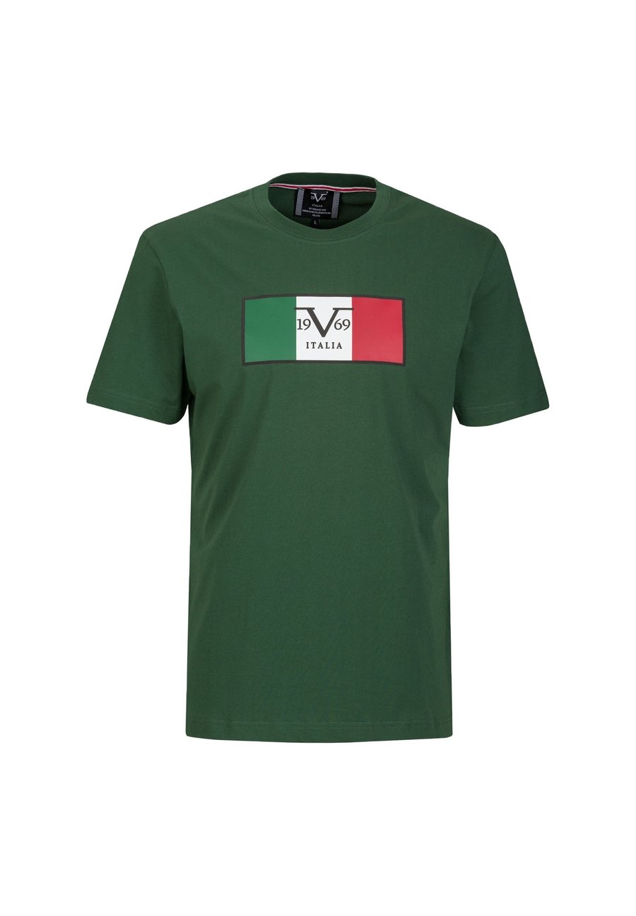 Футболка 19V69 Italia Print T-shirt, Dark Green/Green
Футболка 19V69 Italia Print T-shirt, Dark Green/Green
