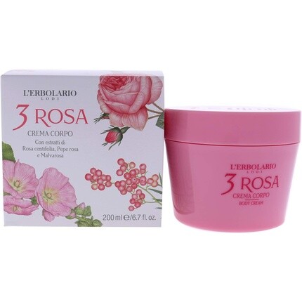 L'Erbolario Крем для тела «3 розы» 200 мл
L'Erbolario Крем для тела «3 розы» 200 мл