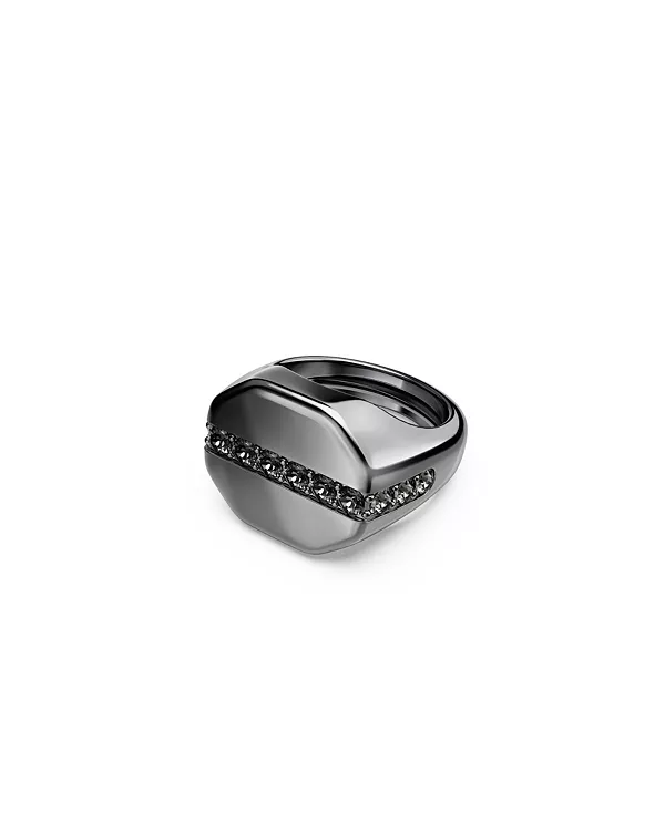 Кольцо Dextera с черным рутениевым покрытием, восьмиугольное Swarovski, black
Кольцо Dextera с черным рутениевым покрытием, восьмиугольное Swarovski, black