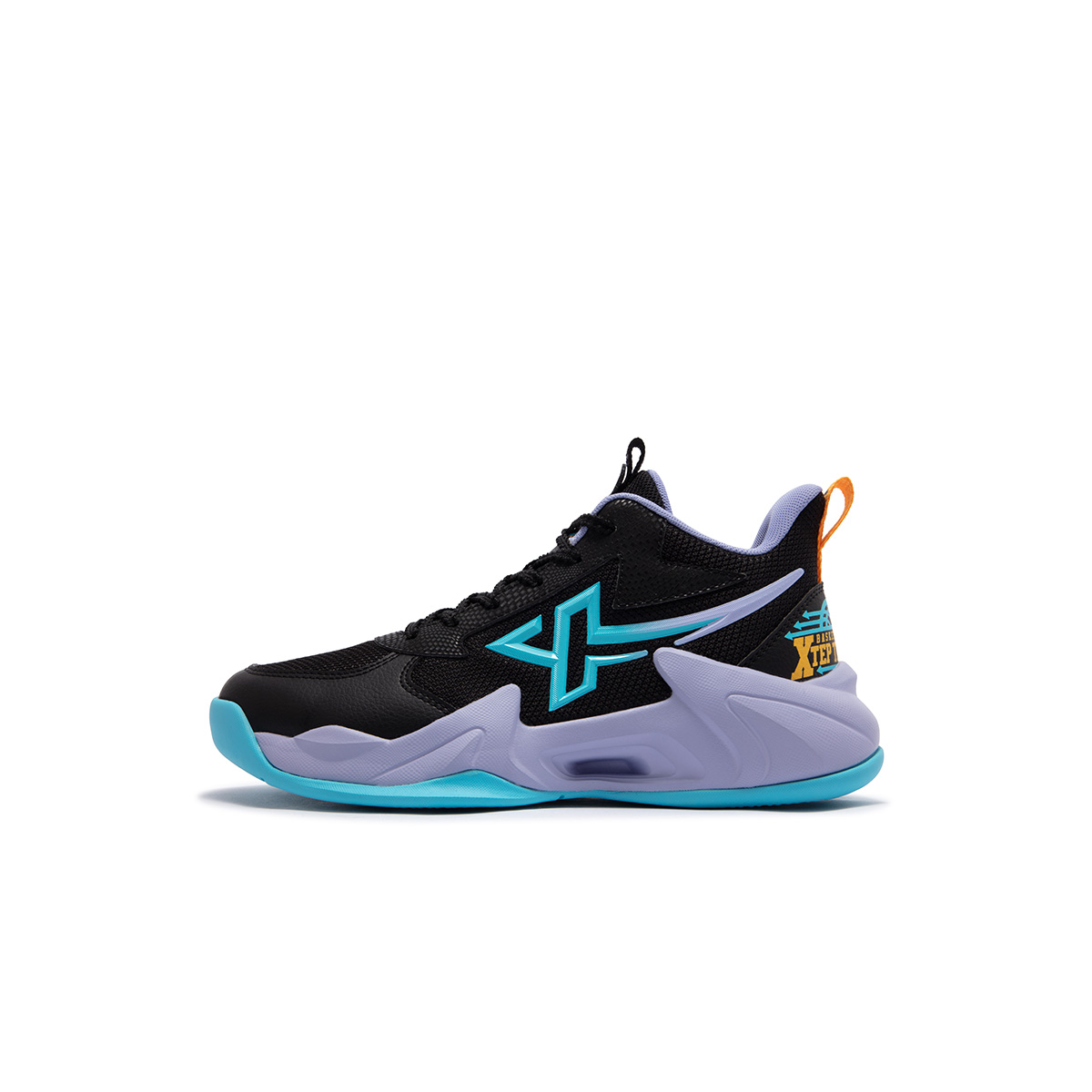 Низкие баскетбольные кроссовки с противоскользящим покрытием и износостойкими свойствами для детей XTEP, черный/синий/фиолетовый
Низкие баскетбольные кроссовки с противоскользящим покрытием и износостойкими свойствами для детей XTEP, черный/синий/фиолетовый