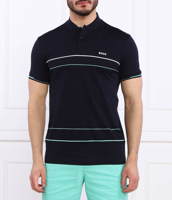 Рубашка поло парик Regular fit Boss Green, синий
Рубашка поло парик Regular fit Boss Green, синий