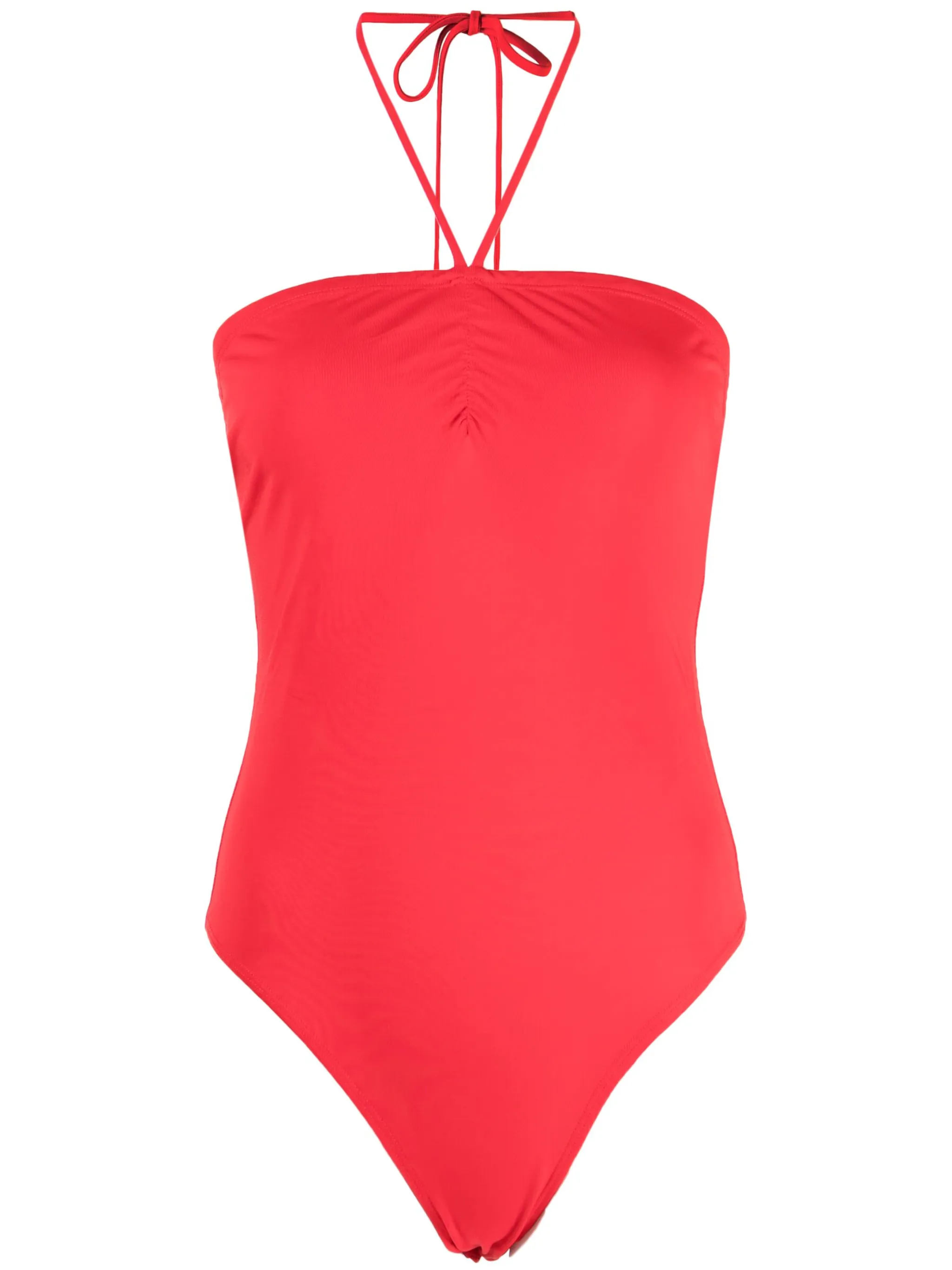 Боди с вырезом халтер Fleur Du Mal, красный
Боди с вырезом халтер Fleur Du Mal, красный