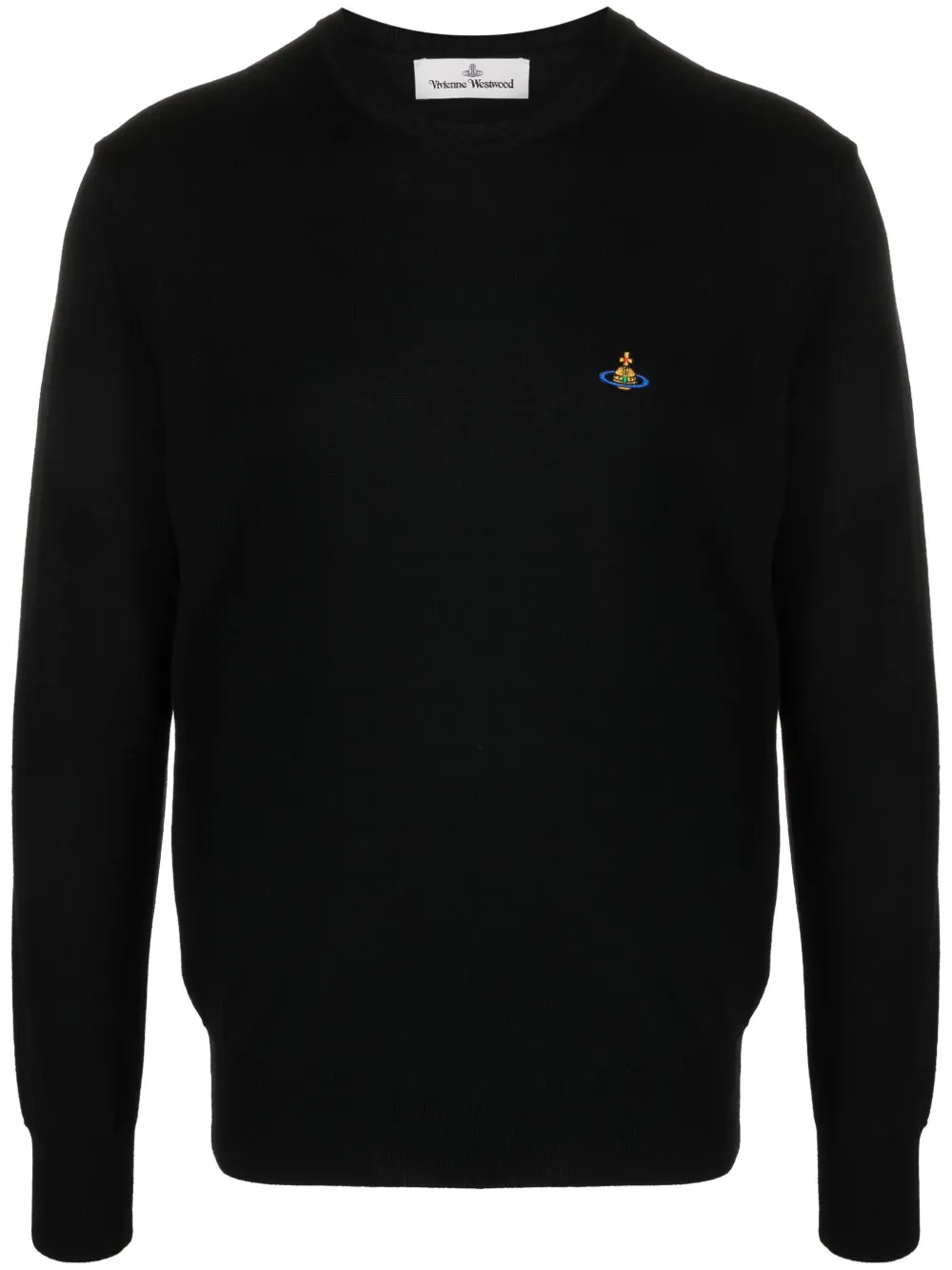 Джемпер из вирджинской шерсти с вышивкой Orb Vivienne Westwood, черный
Джемпер из вирджинской шерсти с вышивкой Orb Vivienne Westwood, черный