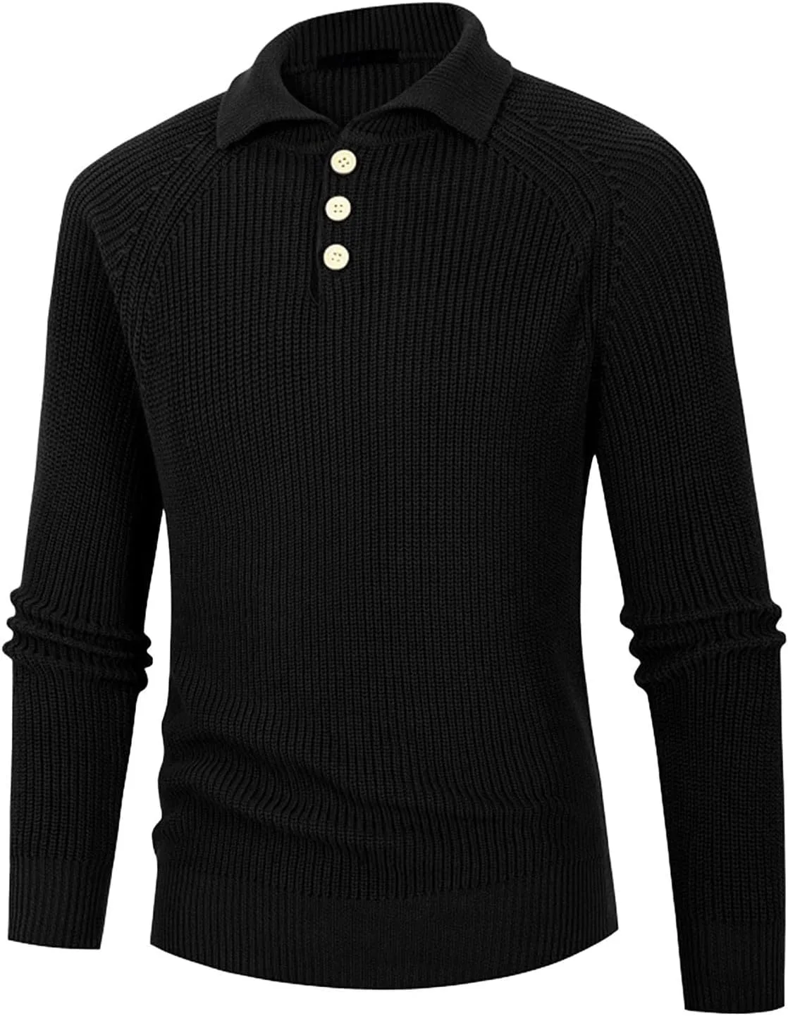 Мужской кардиган с четвертной застежкой и лацканом
Мужской кардиган с четвертной застежкой и лацканом