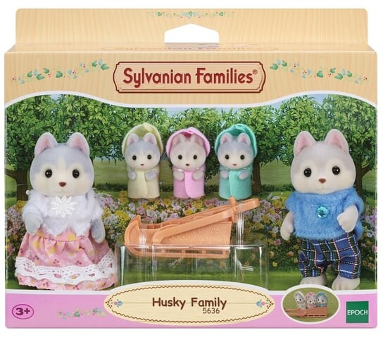 Sylvanian Families, коллекционные фигурки, семейный набор хаски
Sylvanian Families, коллекционные фигурки, семейный набор хаски