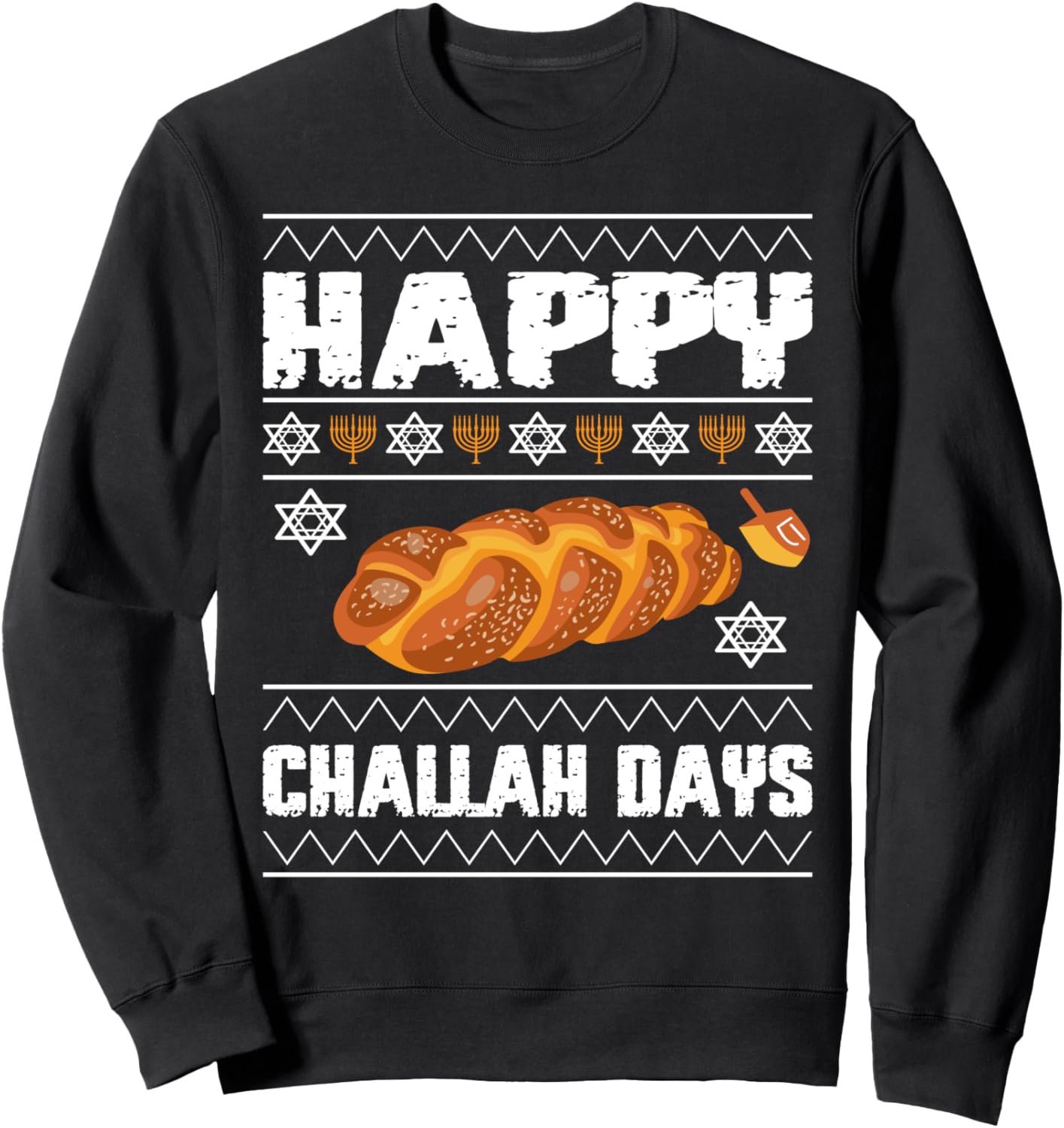 Ой вей, с Днем халы! Ханука! Толстовка Happy Challah Days Hanukkah Happy, черный
Ой вей, с Днем халы! Ханука! Толстовка Happy Challah Days Hanukkah Happy, черный