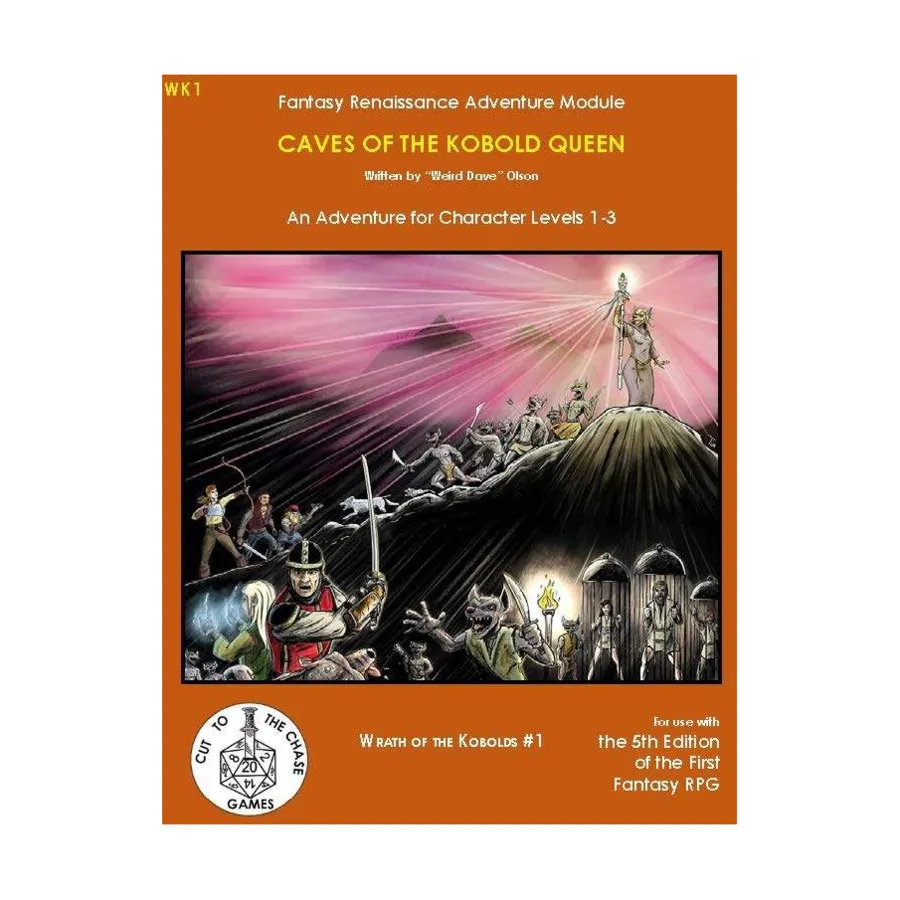 Модуль Wrath of the Kobolds #1 - Caves of the Kobold Queen, Role Playing Games (Cut to the Chase Games)
Модуль Wrath of the Kobolds #1 - Caves of the Kobold Queen, Role Playing Games (Cut to the Chase Games)