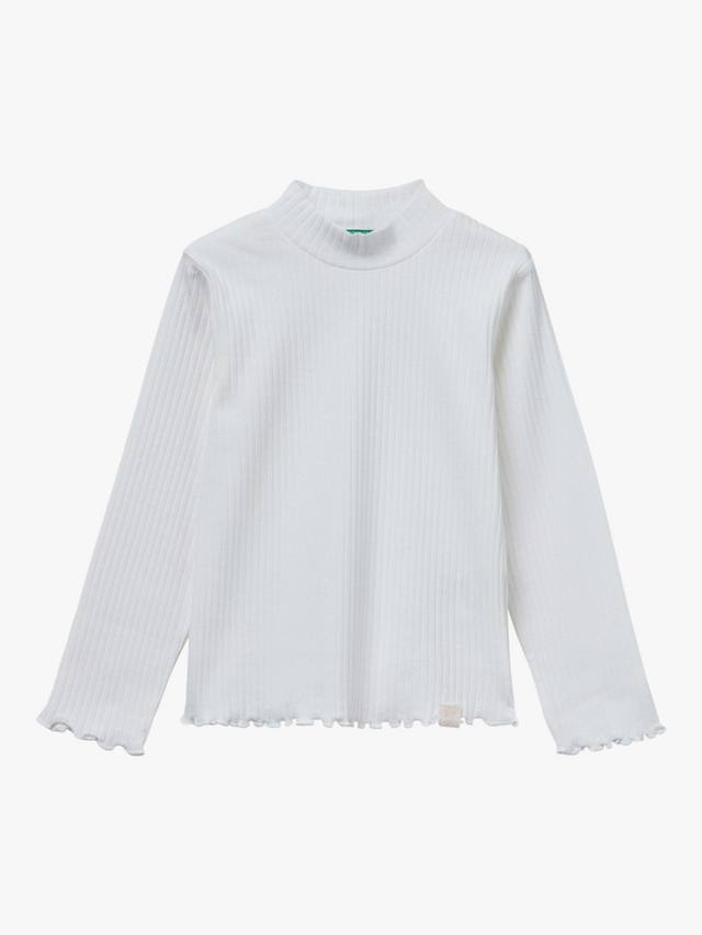 Детская футболка с длинными рукавами и оборкой из хлопковой смеси Benetton, White
Детская футболка с длинными рукавами и оборкой из хлопковой смеси Benetton, White