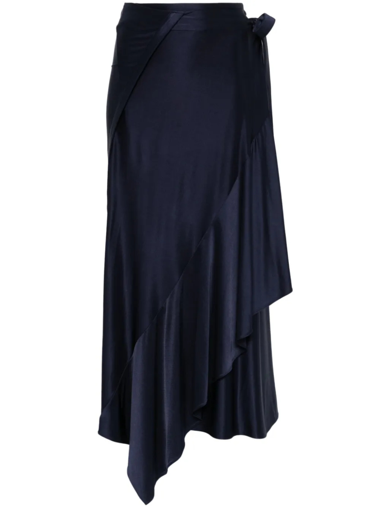 Rabanne атласная юбка миди, синий
Rabanne атласная юбка миди, синий