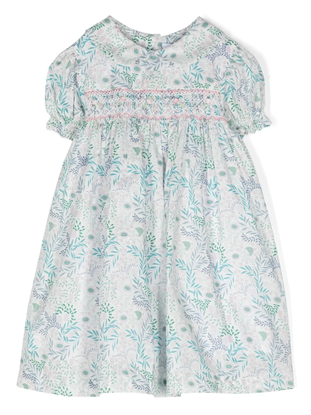 Комплект из платья и блумеров с цветочным принтом Siola, зеленый
Комплект из платья и блумеров с цветочным принтом Siola, зеленый