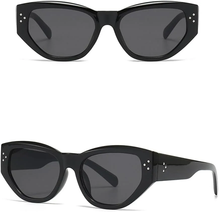 Солнцезащитные очки UV400 - «Кошачий глаз» с заклепками в стиле панк для женщин и мужчин, для бега и занятий спортом на открытом воздухе UYPTK, Black Black
Солнцезащитные очки UV400 - «Кошачий глаз» с заклепками в стиле панк для женщин и мужчин, для бега и занятий спортом на открытом воздухе UYPTK, Black Black