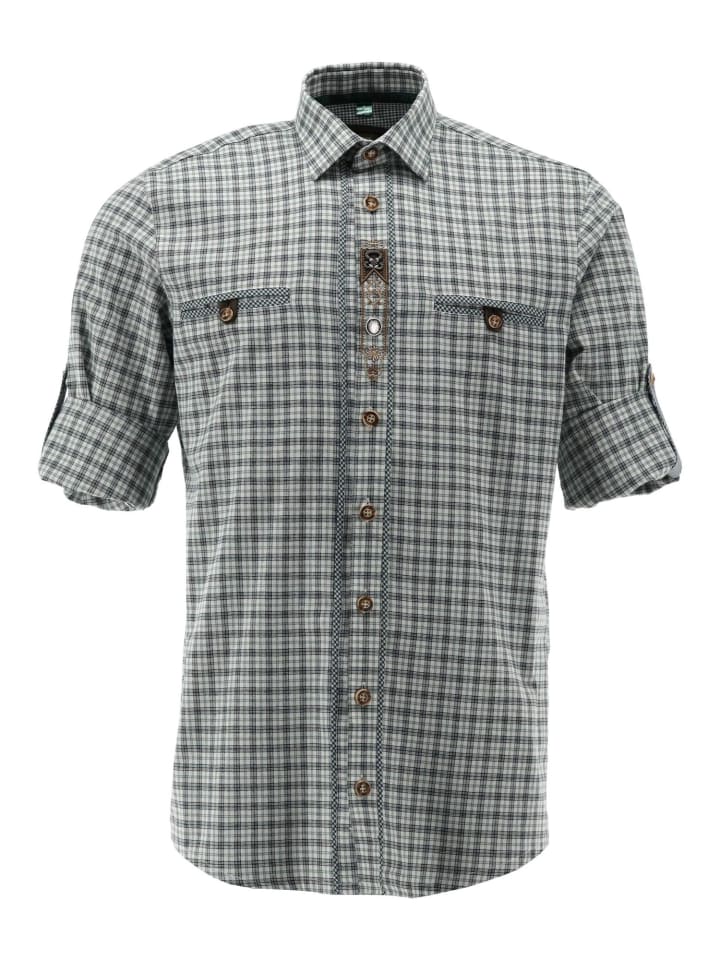 Традиционная рубашка Волира традиционного зеленого цвета OS-Trachten
Традиционная рубашка Волира традиционного зеленого цвета OS-Trachten