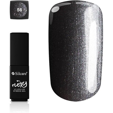 Гибридный УФ-светодиодный гель Flexy Soak Off для проблемных ногтей 4,5G — оттенок 58, Silcare
Гибридный УФ-светодиодный гель Flexy Soak Off для проблемных ногтей 4,5G — оттенок 58, Silcare