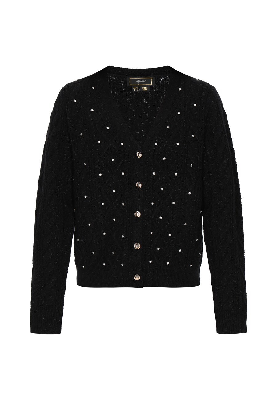 Вязаный кардиган faina, черный
Вязаный кардиган faina, черный