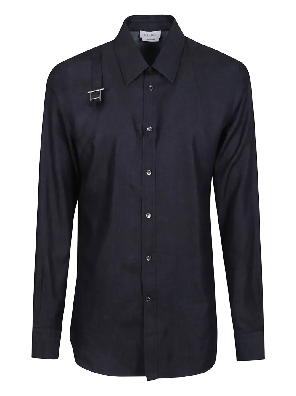 Рубашка на пуговицах Alexander McQueen, синий
Рубашка на пуговицах Alexander McQueen, синий