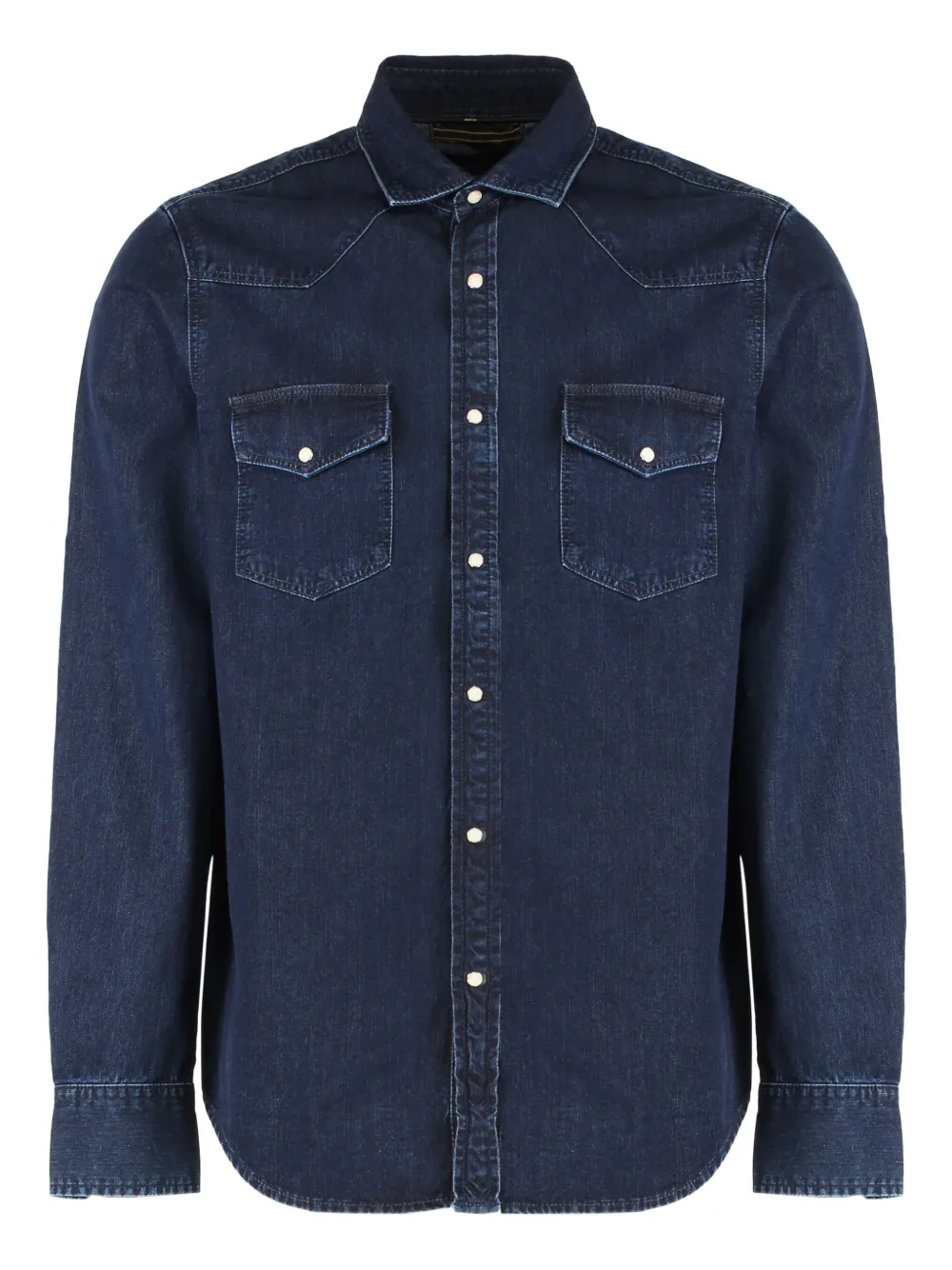 Джинсовая рубашка с карманами-клапанами Moorer, синий
Джинсовая рубашка с карманами-клапанами Moorer, синий