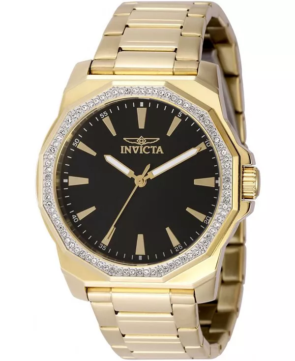 Мужские кварцевые часы Speedway 49107 с тремя стрелками и черным циферблатом Invicta, gold
Мужские кварцевые часы Speedway 49107 с тремя стрелками и черным циферблатом Invicta, gold