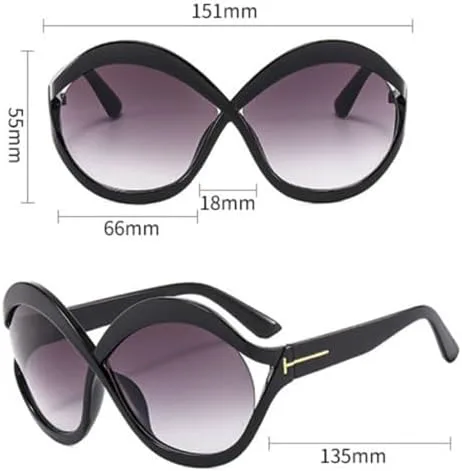 Новые солнцезащитные очки в большой круглой оправе для женщин. Модные солнцезащитные очки для активного отдыха и путешествий. Защита от ультрафиолета UV400 MTZJH, A7
Новые солнцезащитные очки в большой круглой оправе для женщин. Модные солнцезащитные очки для активного отдыха и путешествий. Защита от ультрафиолета UV400 MTZJH, A7