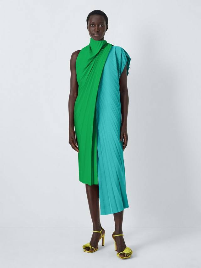 Платье миди с плиссировкой и цветными блоками John Lewis x A.W.A.K.E. MODE, Green/Turquoise
Платье миди с плиссировкой и цветными блоками John Lewis x A.W.A.K.E. MODE, Green/Turquoise
