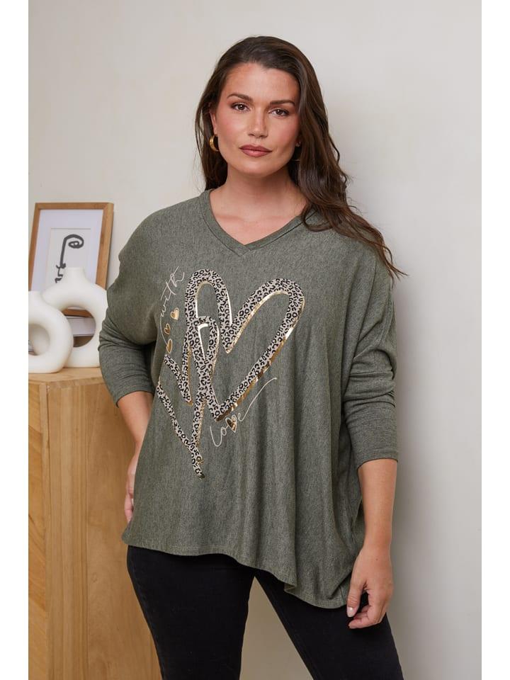 Пуловер Curvy Lady, зеленый
Пуловер Curvy Lady, зеленый