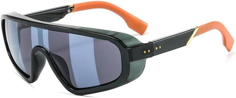 Солнцезащитные очки-щитки 2027 года для женщин и мужчин, большие, ветрозащитные, с одной крупной оправой, спортивные, с защитой от УФ-излучения UV400 MTZJH, Green Gray
Солнцезащитные очки-щитки 2027 года для женщин и мужчин, большие, ветрозащитные, с одной крупной оправой, спортивные, с защитой от УФ-излучения UV400 MTZJH, Green Gray