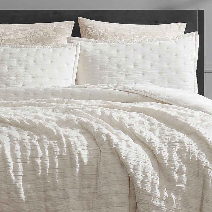 Donna Karan Льняное шелковое покрывало Home Meditate, Full Queen, слоновая кость/кремовый
Donna Karan Льняное шелковое покрывало Home Meditate, Full Queen, слоновая кость/кремовый